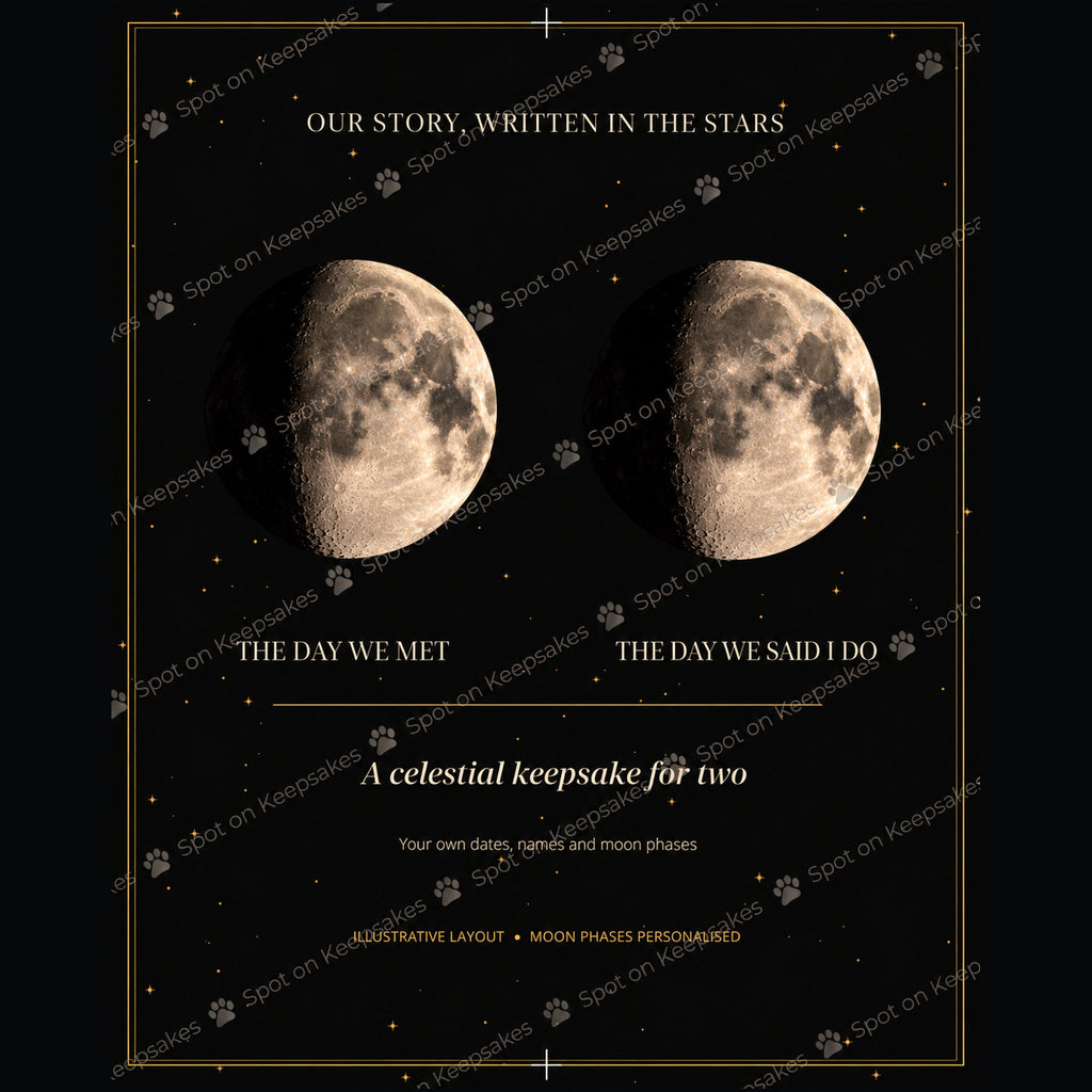 Spot on Keepsakes couples moon illustration watermarked preview