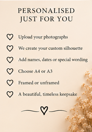 Spot on Keepsakes silhouette portrait 06 personalisation
