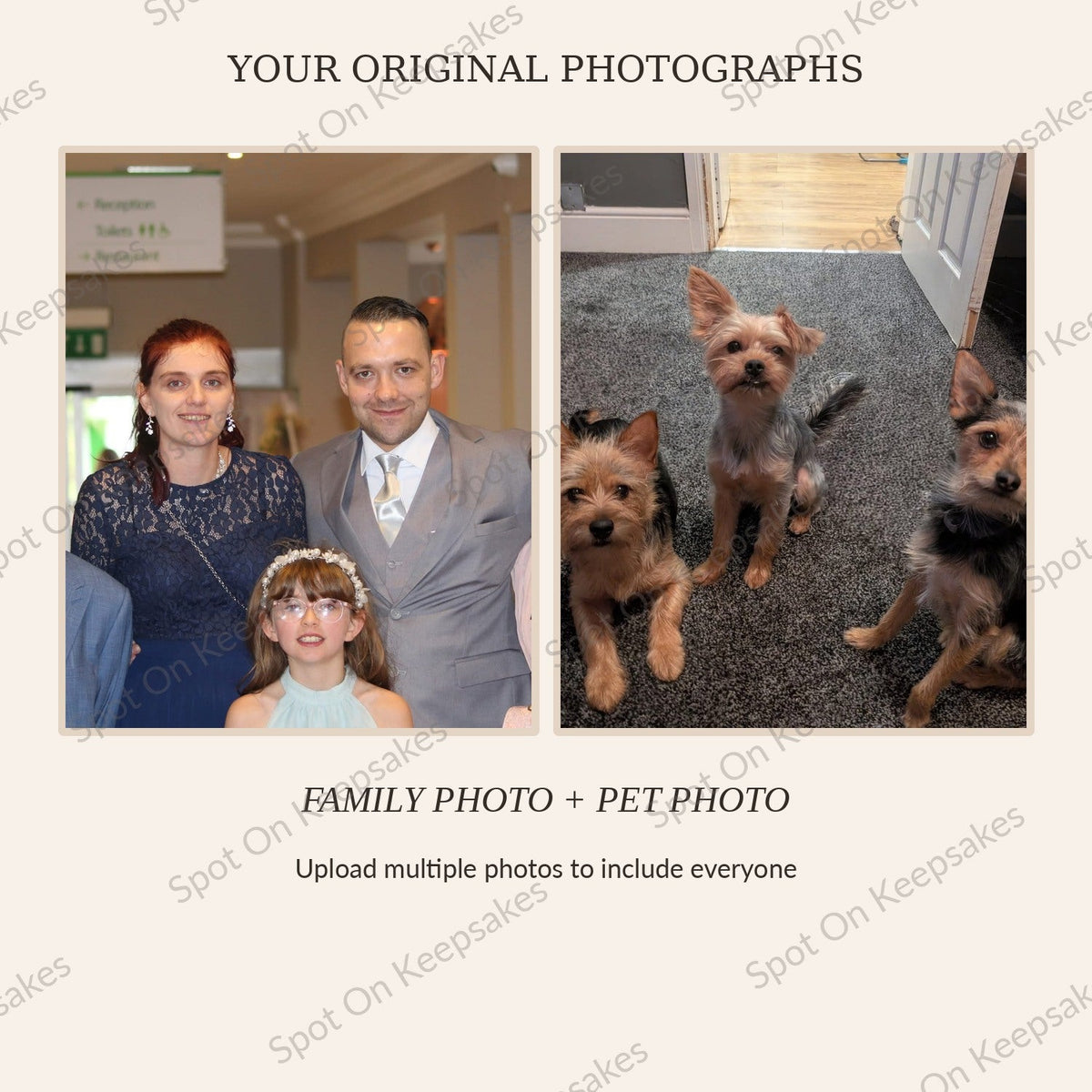 Spot on Keepsakes toy brick family portrait 03 original photos